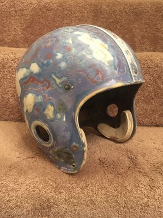 Vintage Riddell Kra - Lite Rk4 Suspension Football Helmet Cracked