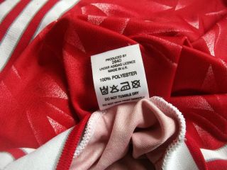 Liverpool 1989 - 1991 Home football shirt jersey Adidas Candy size 42/44 5