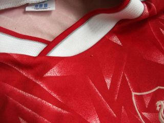Liverpool 1989 - 1991 Home football shirt jersey Adidas Candy size 42/44 6