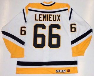 Mario Lemieux Pittsburgh Penguins Authentic Ccm Jersey Size 52