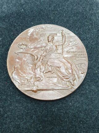 Athens 1896 Olympic games Bronze Participation Medal with BOX 2