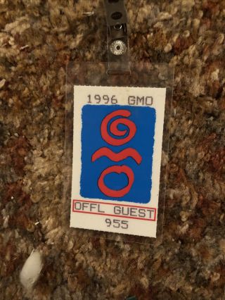 1996 Greater Milwaukee Open Badge,  Tiger Woods Debut - Official Guest Badge