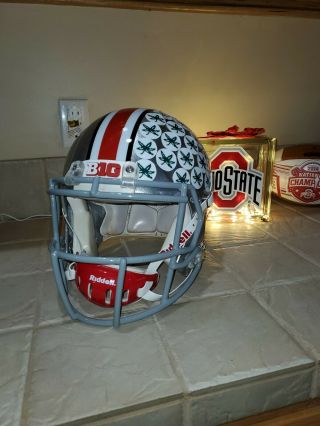 Cfp Justin Fields Ohio State Buckeyes Riddell Speed Football Helmet Equality 3d