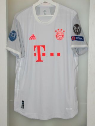 Match Worn Shirt Bayern Munich Germany Champions League Spain Athletic Bilbao