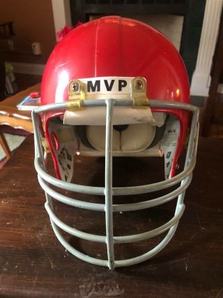 Vintage Gladiator Football Helmet Marked Large & 7 1/4 All American Mvp