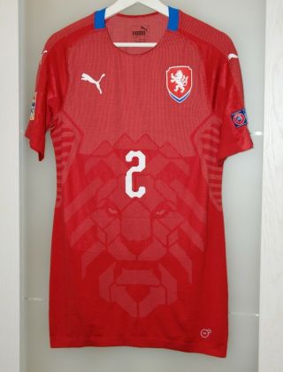 Match Worn Shirt Czech National Team Nations League Sparta Hoffenheim Germany