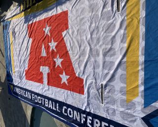 Afc Stadium Banner 25’ X 12.  5’ (san Diego Chargers Qualcomm Stadium)