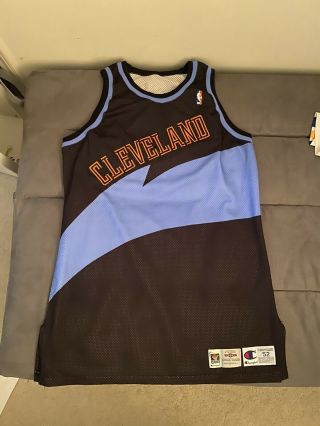 Cleveland Cavaliers Champion Authentic Pro Cut Team Issued Jersey Blank 52