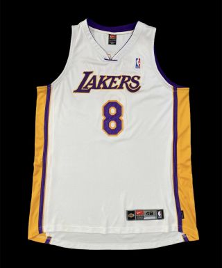 Kobe Bryant Lakers Sunday Home 81 Points Authentic Jersey Size 48 Procut