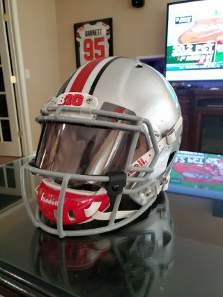 J Fields Ohio State Buckeyes Riddell Speed Football Helmet Equality 3d Bumper