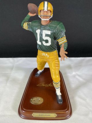 Danbury Bart Starr Green Bay Packers Football Figurine Statue