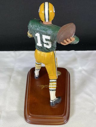 Danbury Bart Starr Green Bay Packers Football Figurine Statue 3