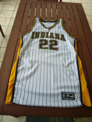 2000 - 01 Puma Smith 22 Indiana Pacers Authentic Pro Cut Game Jersey 48,  4 " Vtg