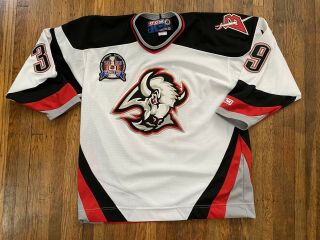 Vintage Dominik Hasek Buffalo Sabres 1999 Stanley Cup Playoffs Ccm Jersey - Xl