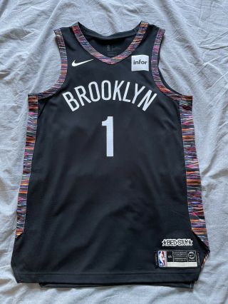 2018 - 19 D’angelo Russell Brooklyn Nets Authentic City Edition Jersey 44 Nike