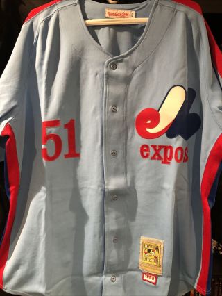 1988 Mitchell And Ness Montreal Expos Randy Johnson Jersey Size 2xl