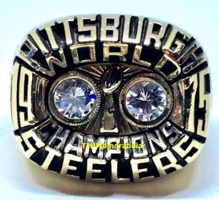 1975 Pittsburgh Steelers Bowl X Champions Championship Ring Harris Balfour
