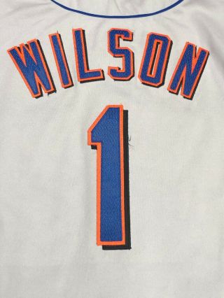 York Mets 1998 Game Worn Road Jersey WS Hero Mookie Wilson AIS Size 44 3