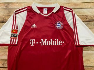 Adidas Rare Bayern Munich Jersey Vtg 2003 - 04 Claudio Pizarro Football Soccer Xl