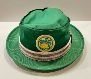 Vintage Augusta National Golf Club Members Green Bucket Hat Rare Not Masters Euc