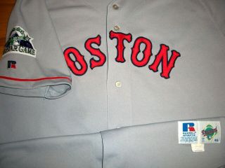1998 Red Sox Pedro Martinez Team Issued Auth Game Jersey Sz 46 Russell Usa Asg