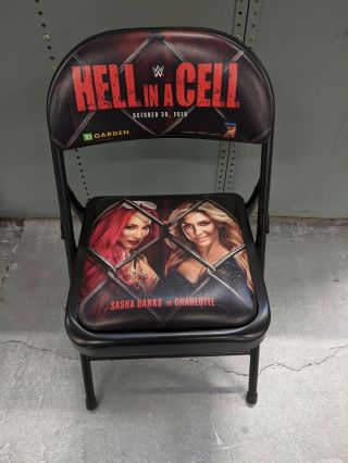Wwe Wwf Hell In A Cell Ringside Collectors Chair Rare Oct 30 2016