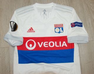 Match worn shirt jersey Olympique Lyon France Europa League 2017 - 18 maillot 3