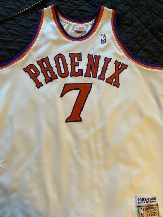 1988 - 89 Mitchell And Ness Kevin Johnson Phoenix Suns Jersey Size 52 (2xl)