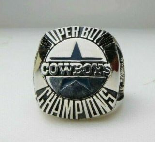 1992 Nfl Dallas Cowboys Bowl Champions Sterling Silver Ring 4157 Of 5000