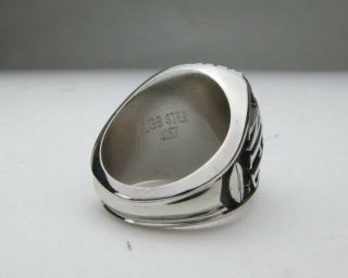1992 NFL DALLAS COWBOYS BOWL CHAMPIONS STERLING SILVER RING 4157 OF 5000 2