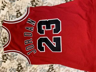 Authentic Michael Jordan Mitchell Ness 97 - 98 Chicago Bulls Jersey (Size: M) 2