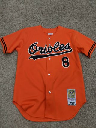 Authentic Mitchell And Ness 1989 Cal Ripken Jr.  Orioles Jersey Size 44 Large