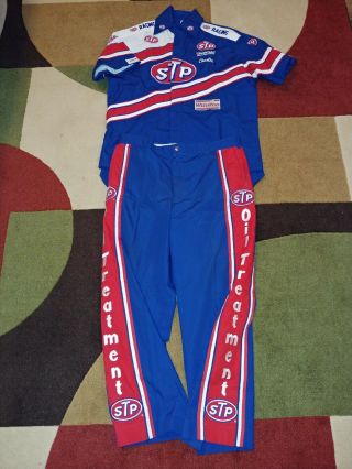 Rickie Smith Stp Pit Crew Shirt And Pants 1991 Pontiac Ihra Nhra Racing