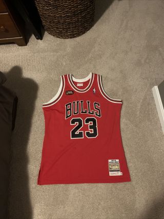 1997 - 98 Mitchell And Ness Michael Jordan Jersey (authentic)