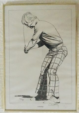 Framed Johnny Miller Print By Alex Hay - Signed By The Artist Numbered 201/300
