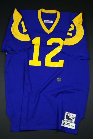 1977 Nfl Throwbacks Los Angeles Rams Joe Namath 12 Size 56
