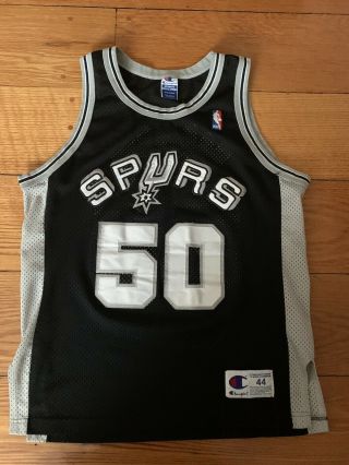 David Robinson - Authentic Champion San Antonio Spurs Jersey - Size 44 Nba 90s