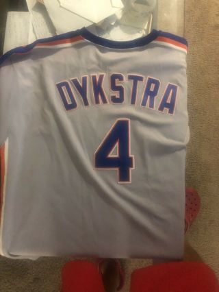 Mitchell Ness M&n York Mets Authentic Lenny Dykstra Nails Jersey Usa 60 4xl