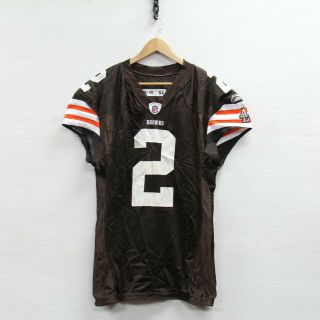 2008 Cleveland Browns 3 Game Team Issue Reebok Jersey Size 46 Nfl