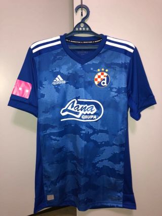 Match Worn Shirt Dinamo Zagreb Size M,  Season 2020/2021,  Leskovic