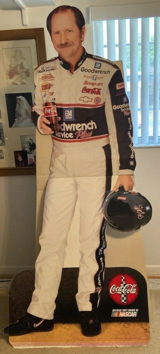 Dale Earnhardt Sr.  Coca Cola Lifesize Cutout Stand - Up - Advertisement Goodyear