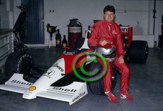 35mm Racing Slide F1 Michael Andretti - Mclaren 1991 Estoril Formula 1
