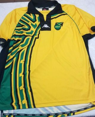 Jamaica 1998 2000 Home Football Soccer Shirt Jersey Kappa Vintage