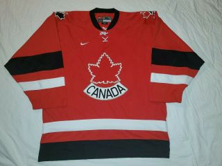 Vintage Team Canada Nike Olympic Hockey Jersey Men 
