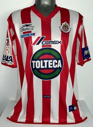 Atletica Chivas Guadalajara Mexico 2001 Bravo Xl Soccer Jersey Shirt