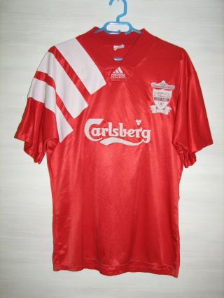 Liverpool 1992 - 93 Centenary Home Shirt Adidas Jersey Soccer Size M