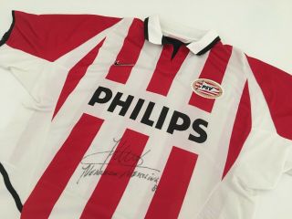 Psv Eindhoven 2002/04 Nike Home Football Shirt Xl Signed Vintage Soccer Jersey