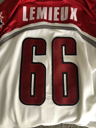 Mario Lemieux Custom Team Canada Pro Jersey (size 52)