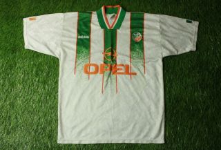 Ireland Team 1994 Football Shirt Jersey World Cup Away Adidas Size L