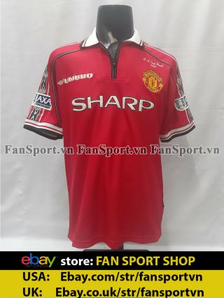 Manchester United Fa Cup Final 1999 Red Home Shirt Jersey Newcastle 1998 2000